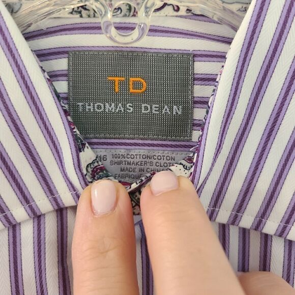 NWT Thomss Dean Boys Button Down Shirt - Picture 5 of 8